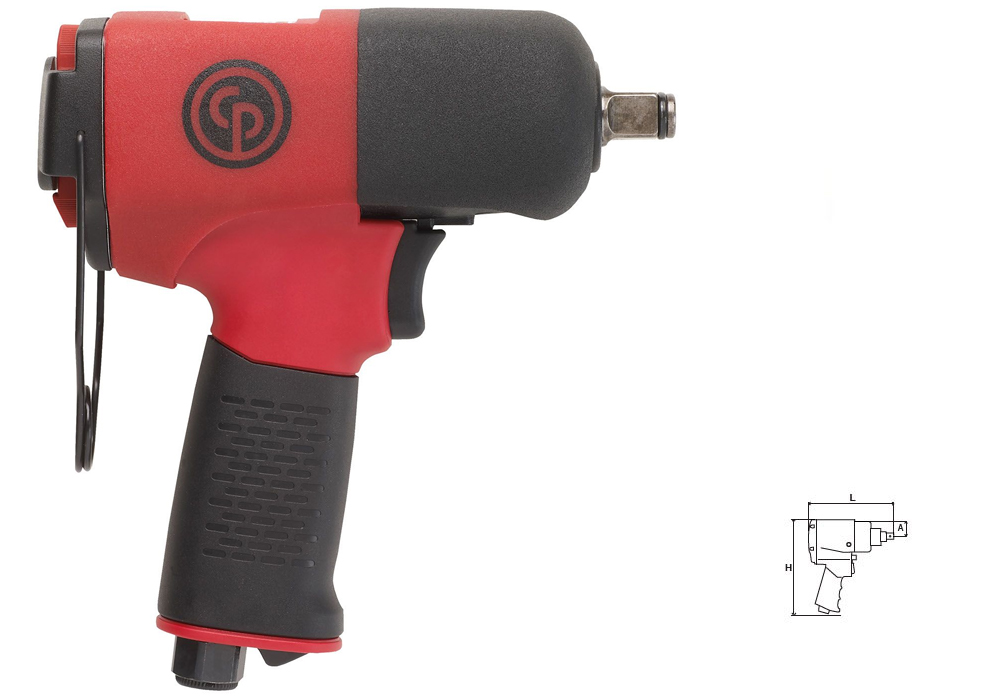 Impact driver CP8242-R 1/2, 80 - 400 Nm