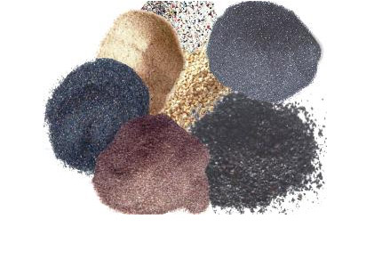 Powders and grinding pastes